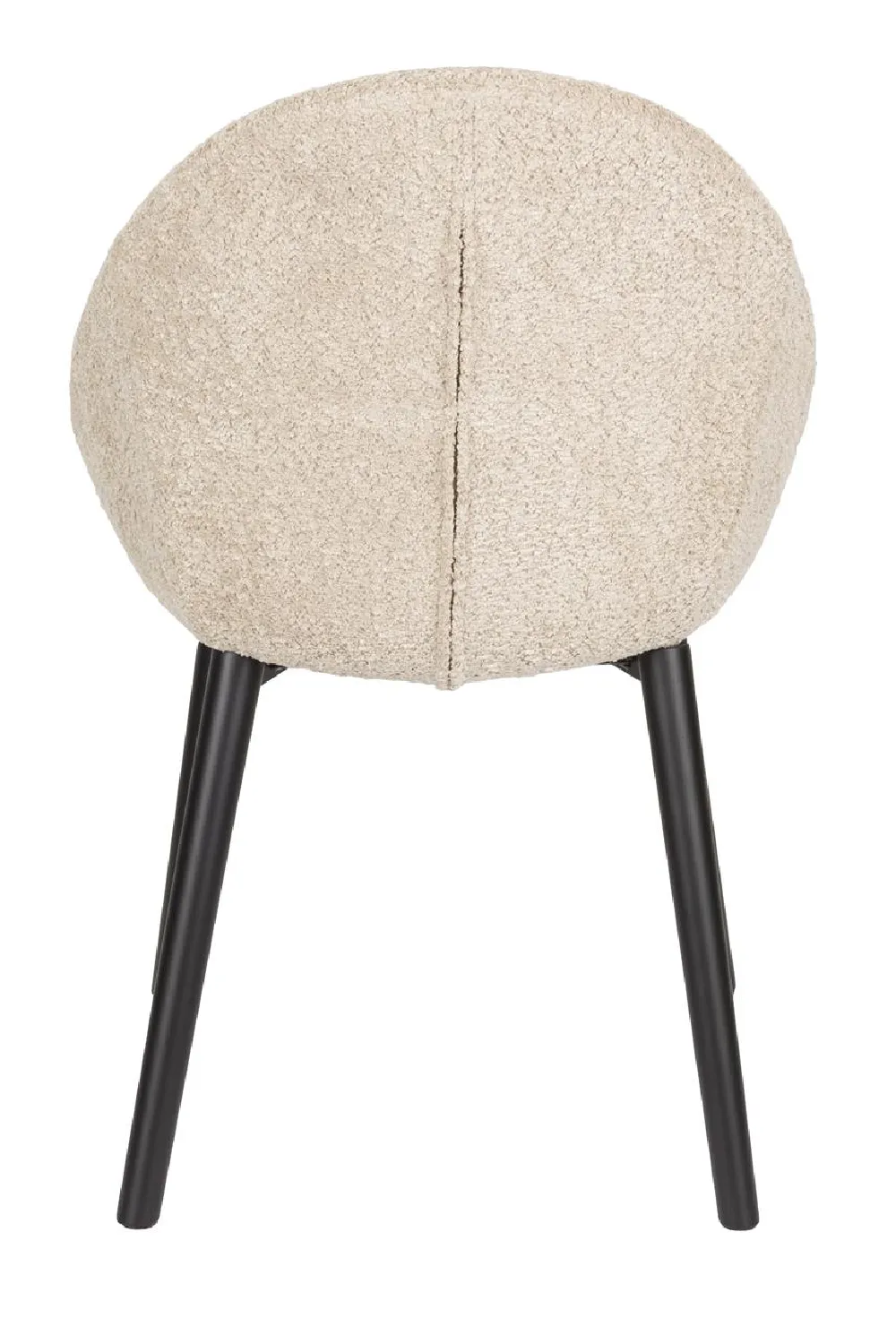 Bouclé Tub Dining Chairs (2) | Dutchbone Fenna