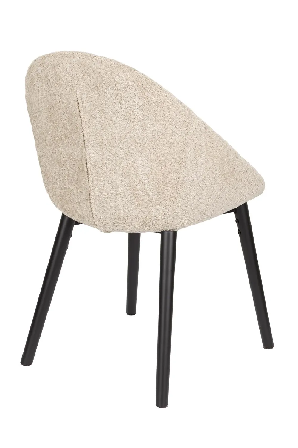 Bouclé Tub Dining Chairs (2) | Dutchbone Fenna