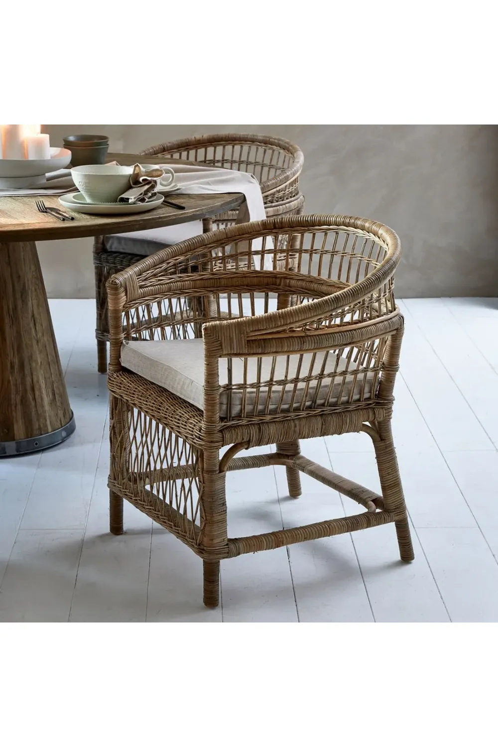 Braided Rattan Dining Chair | Rivièra Maison Victoria Falls