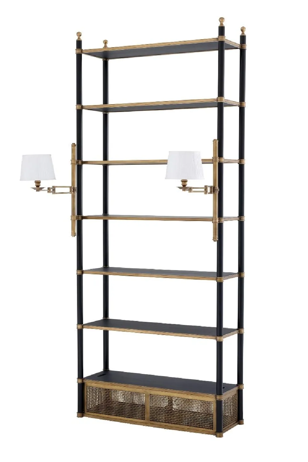 Brass Display Cabinet With Lights | Eichholtz Sterling