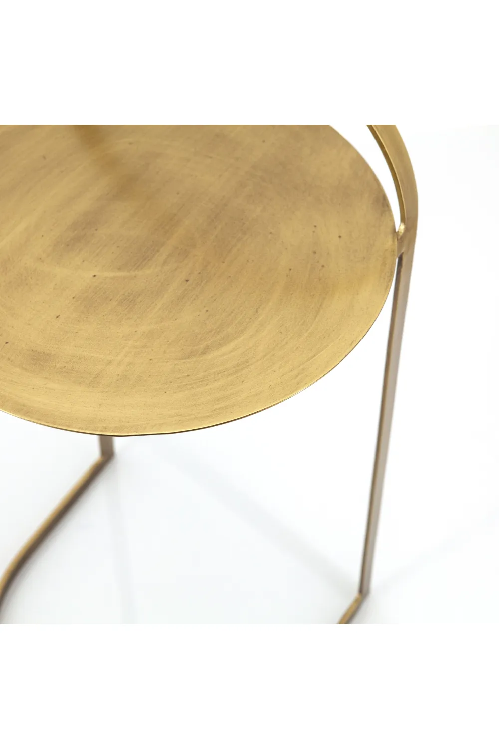 Brass End Table | By-Boo Garcon