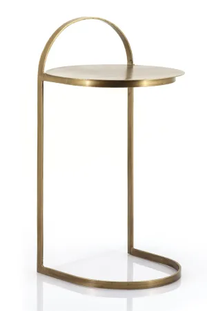 Brass End Table | By-Boo Garcon