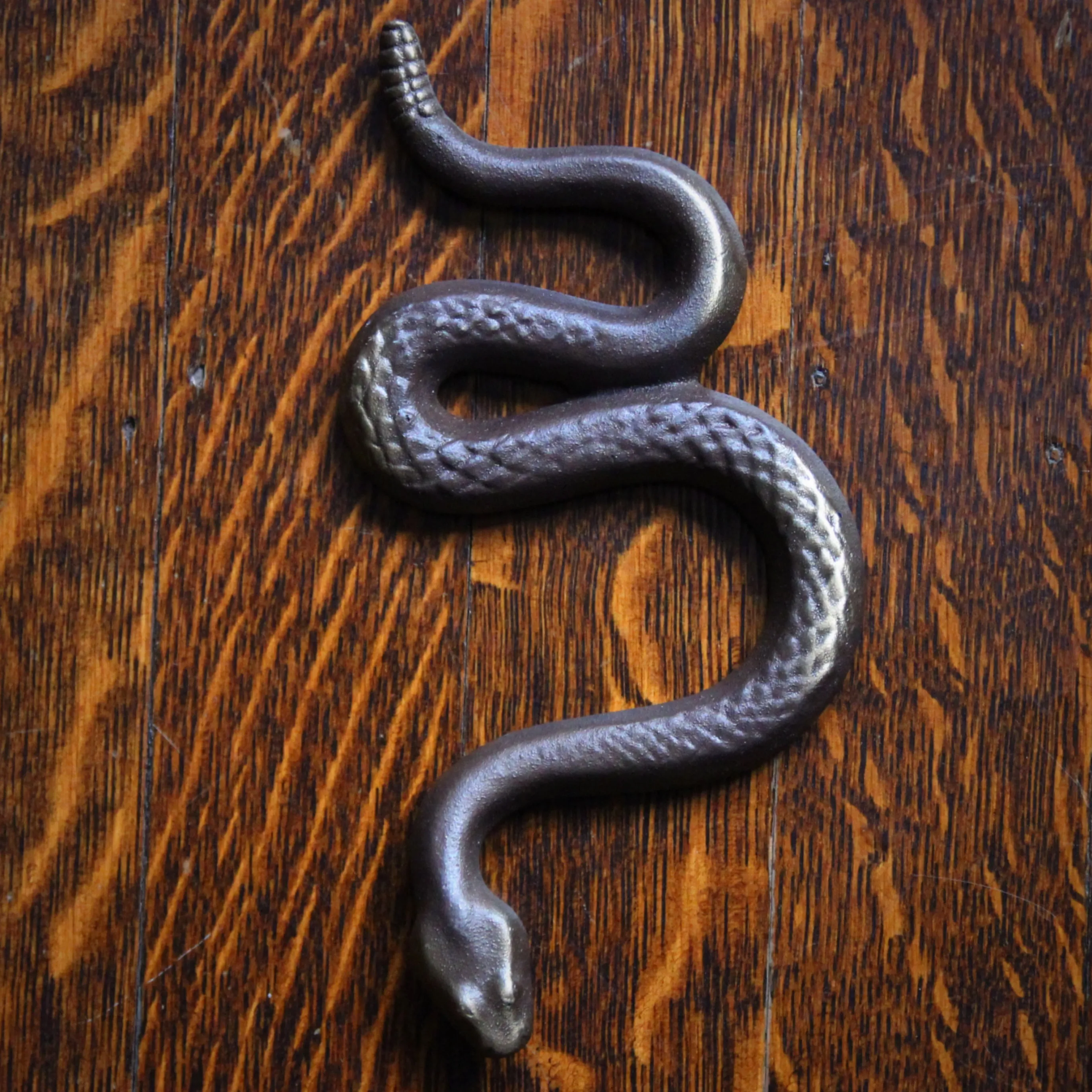 Bronze Rattlesnake Sculpture