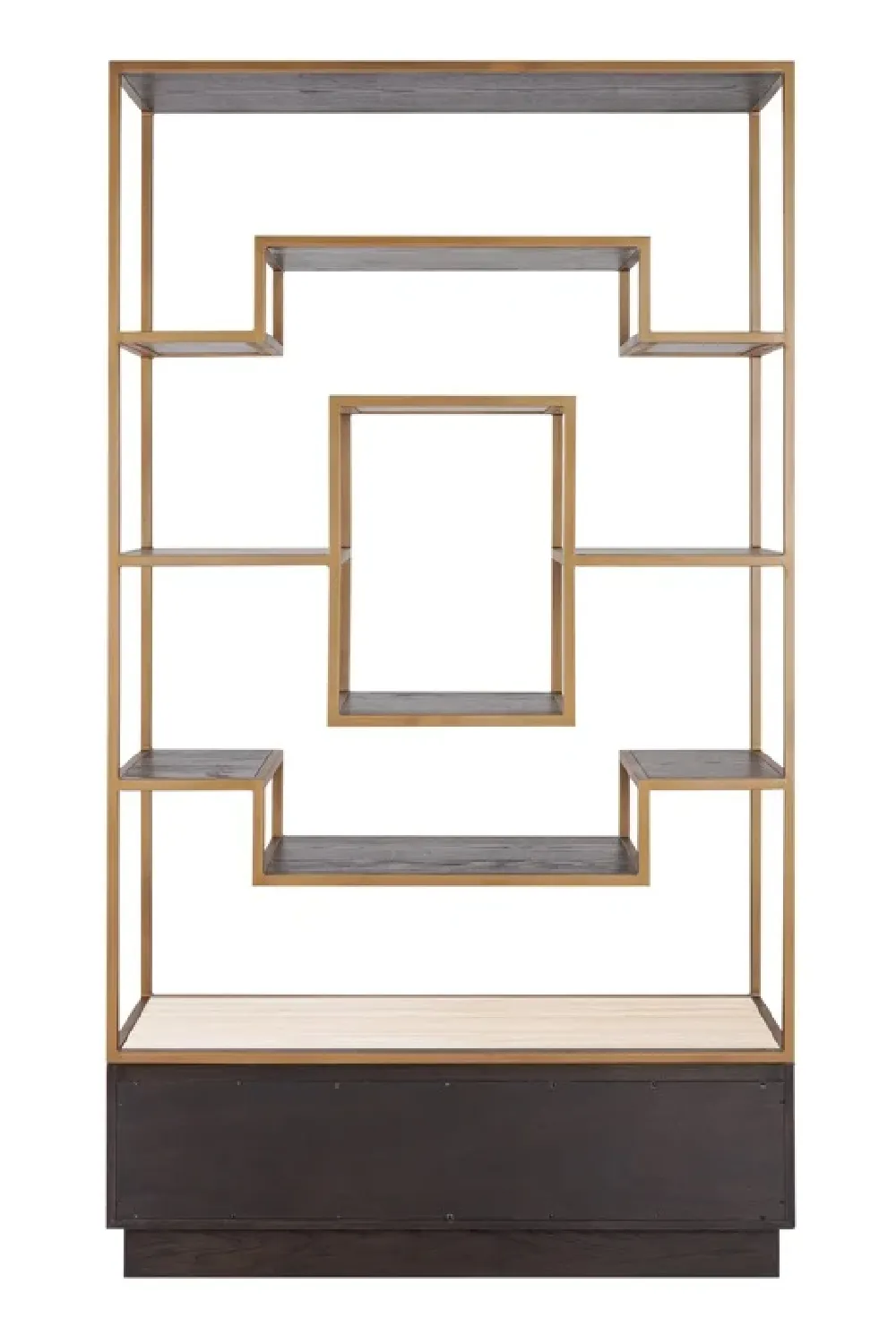 Brown Oak Display Cabinet | OROA Claremont