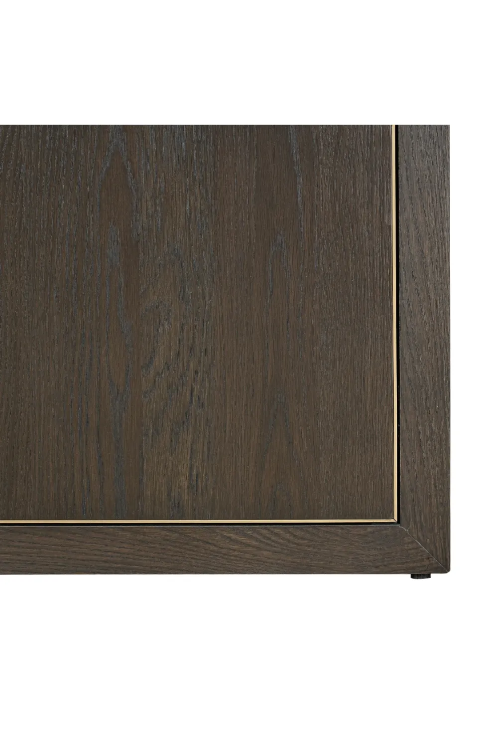 Brown Oak Staggered Display Cabinet | OROA Rivertree