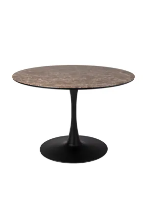 Brown Pedestal Dining Table | DF Maru