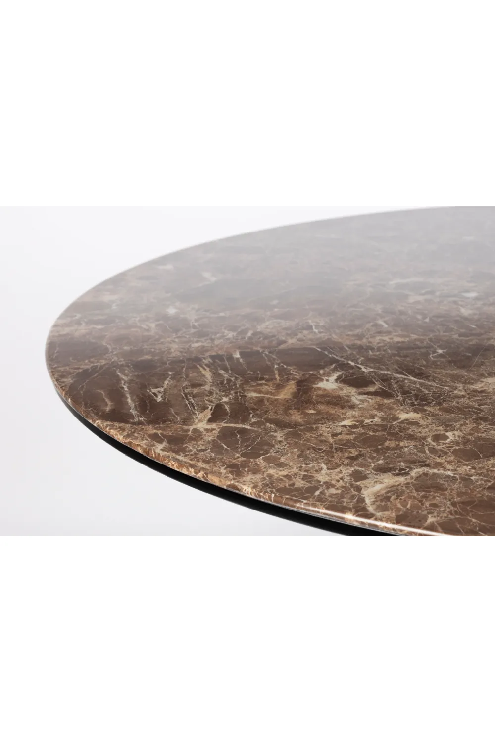 Brown Pedestal Dining Table | DF Maru