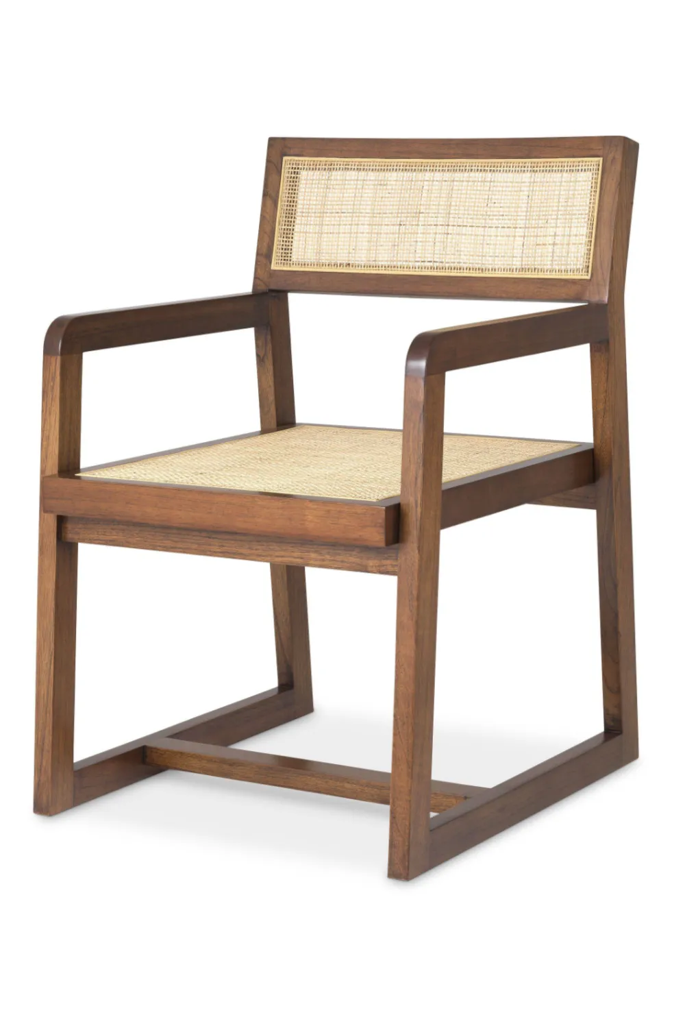 Brown Rattan Dining Armchair | Eichholtz Dinant