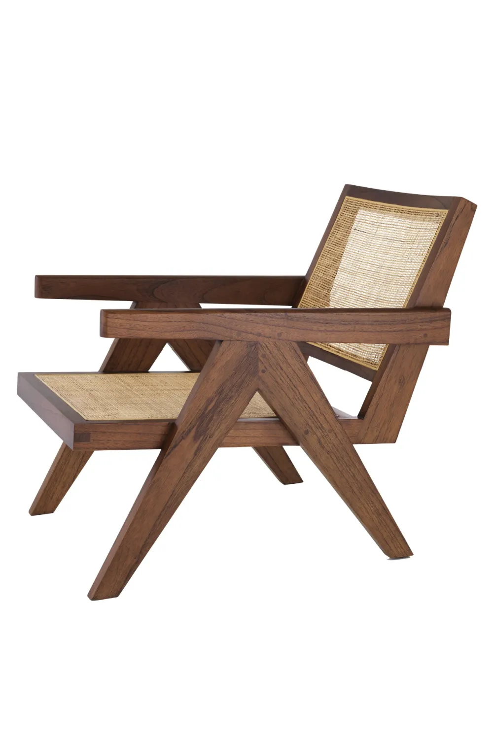 Brown Rattan Lounge Armchair | Eichholtz Aristide