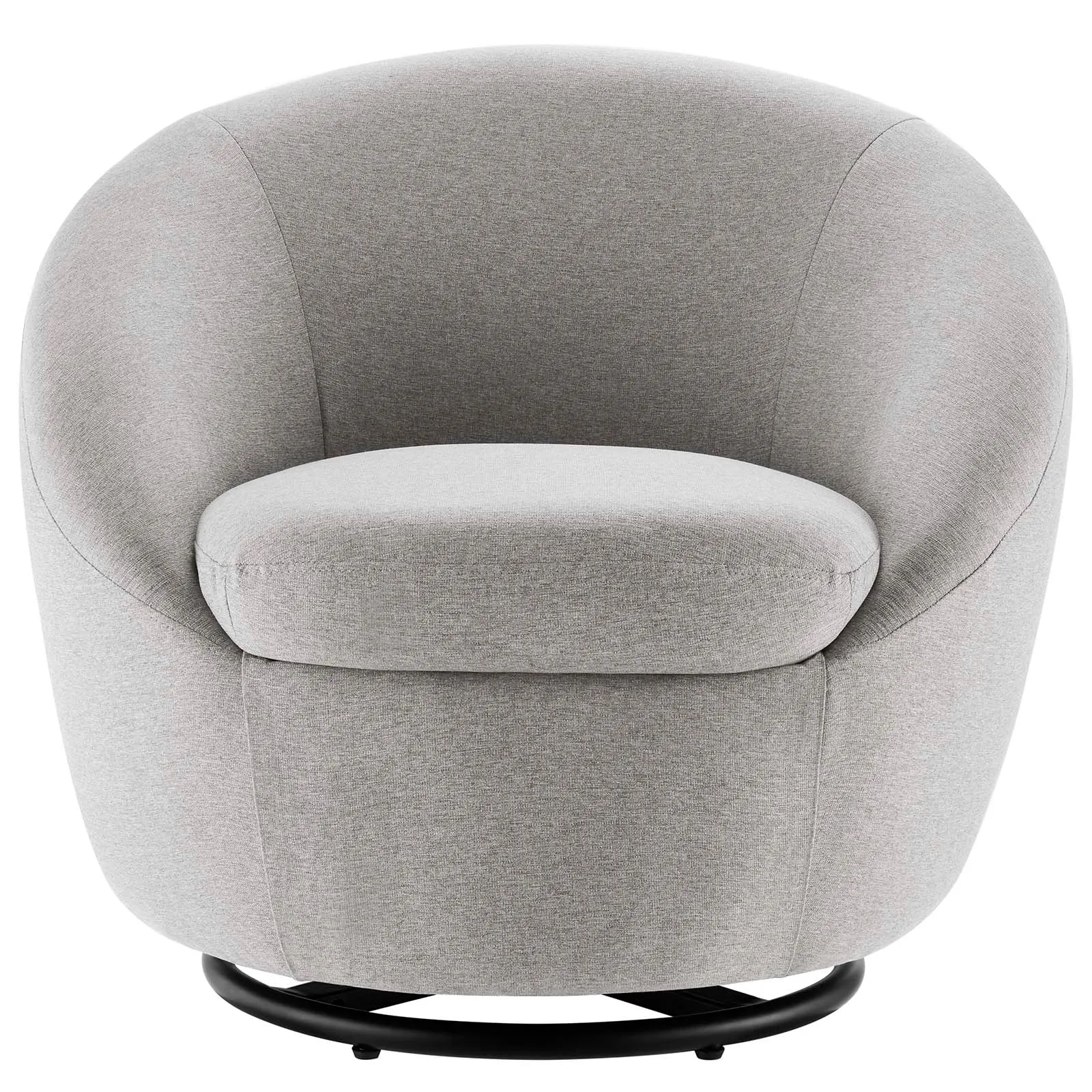 Buttercup Upholstered Fabric Swivel Chair by Modway