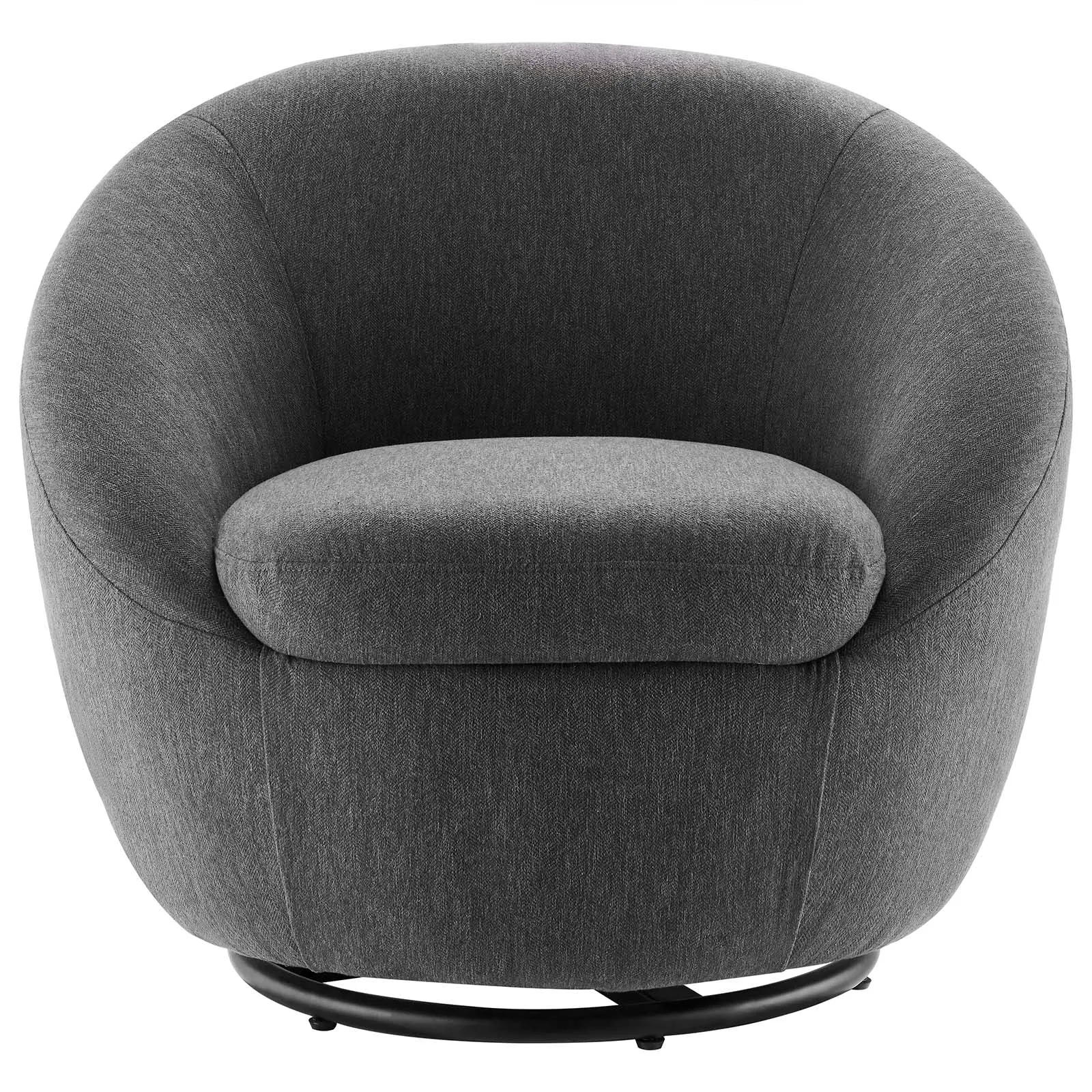 Buttercup Upholstered Fabric Swivel Chair by Modway