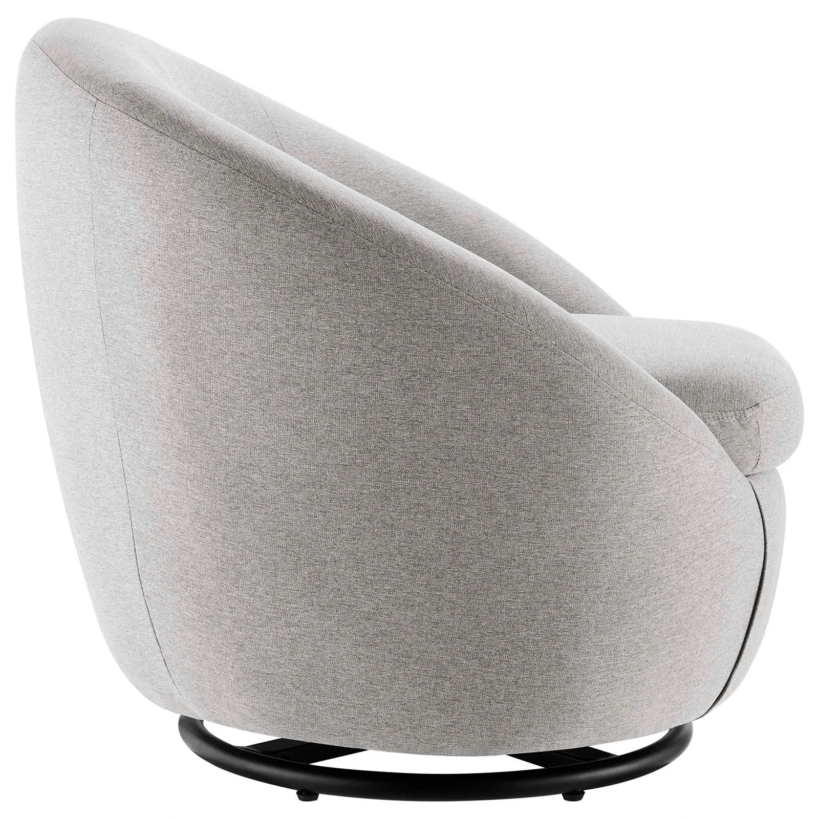 Buttercup Upholstered Fabric Swivel Chair by Modway