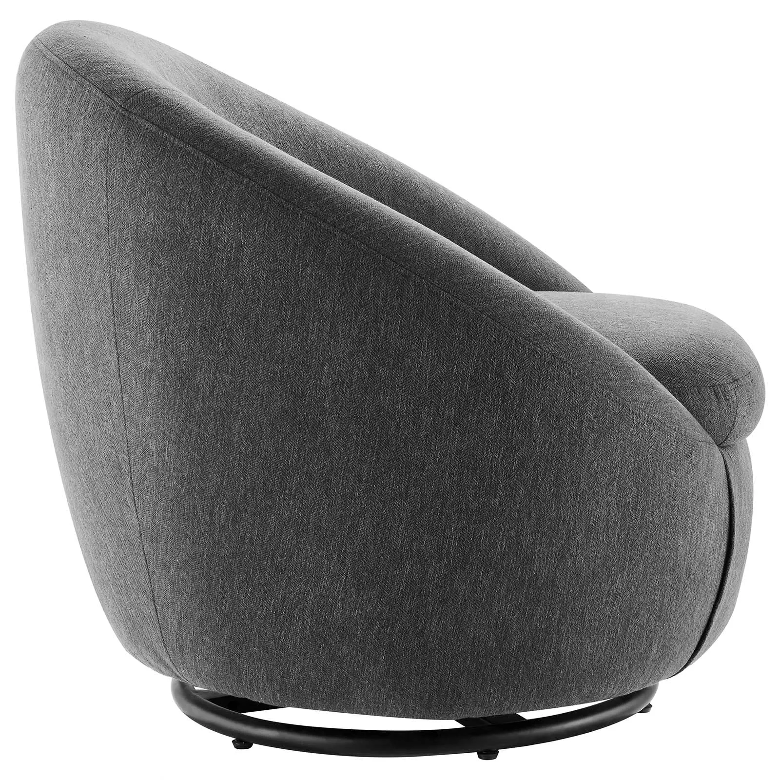 Buttercup Upholstered Fabric Swivel Chair by Modway