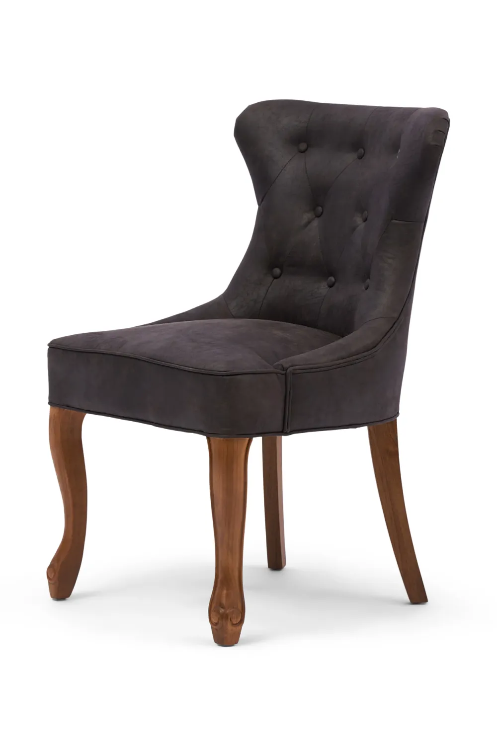 Buttoned Leather Dining Chair | Rivièra Maison George