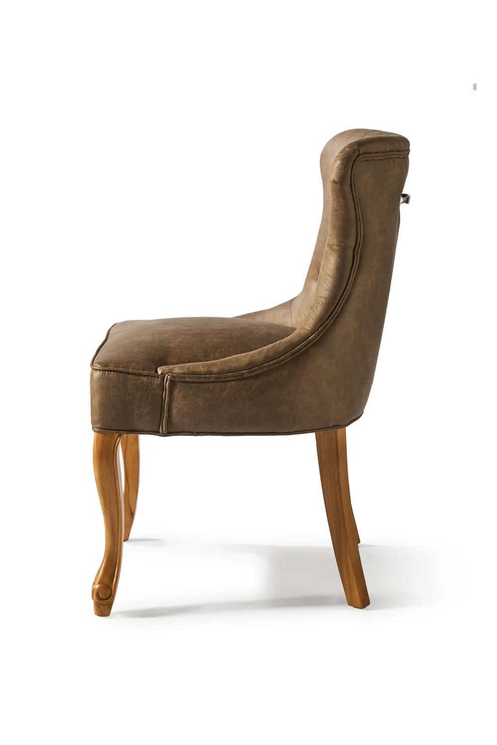 Buttoned Leather Dining Chair | Rivièra Maison George