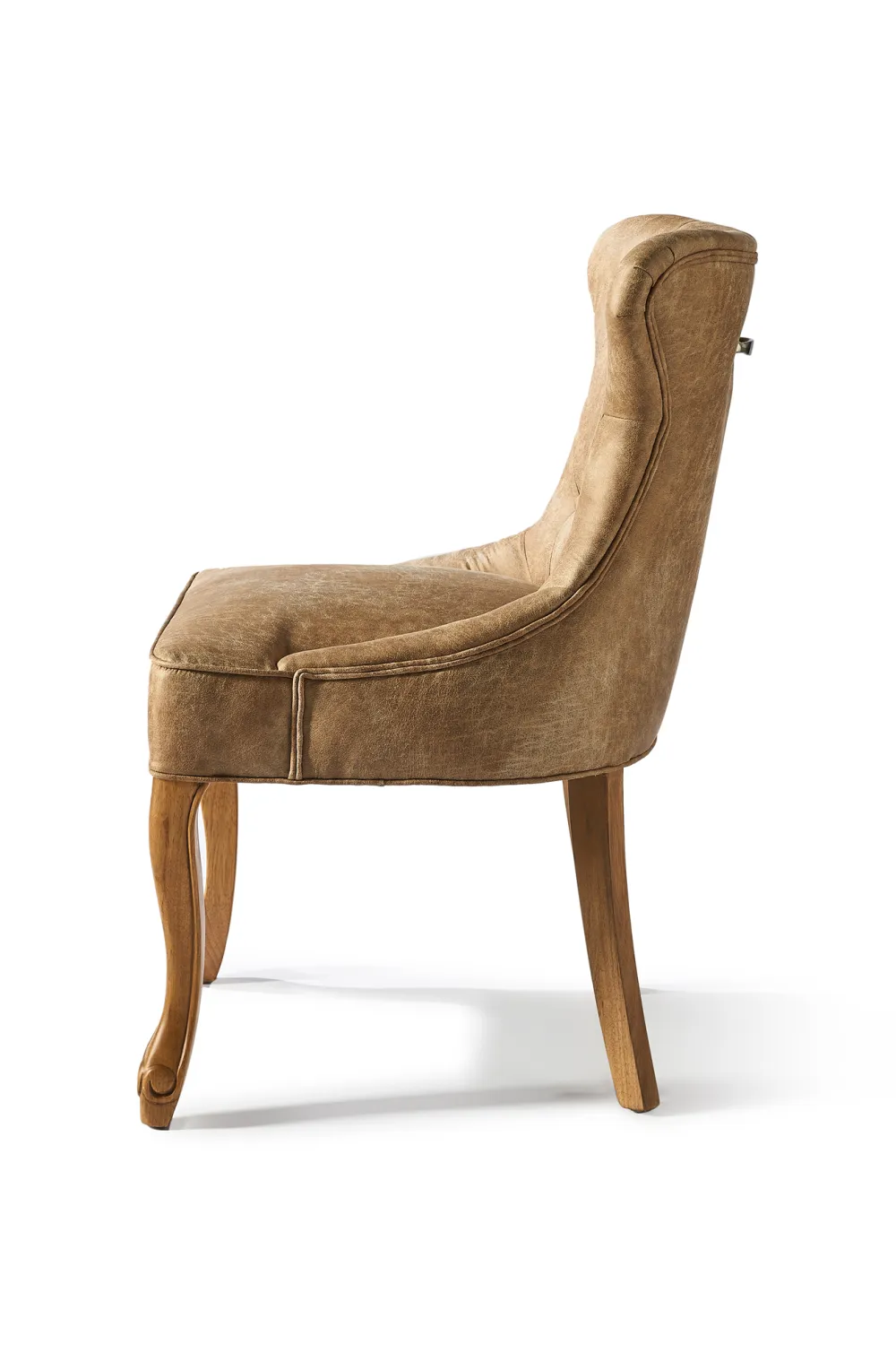 Buttoned Leather Dining Chair | Rivièra Maison George