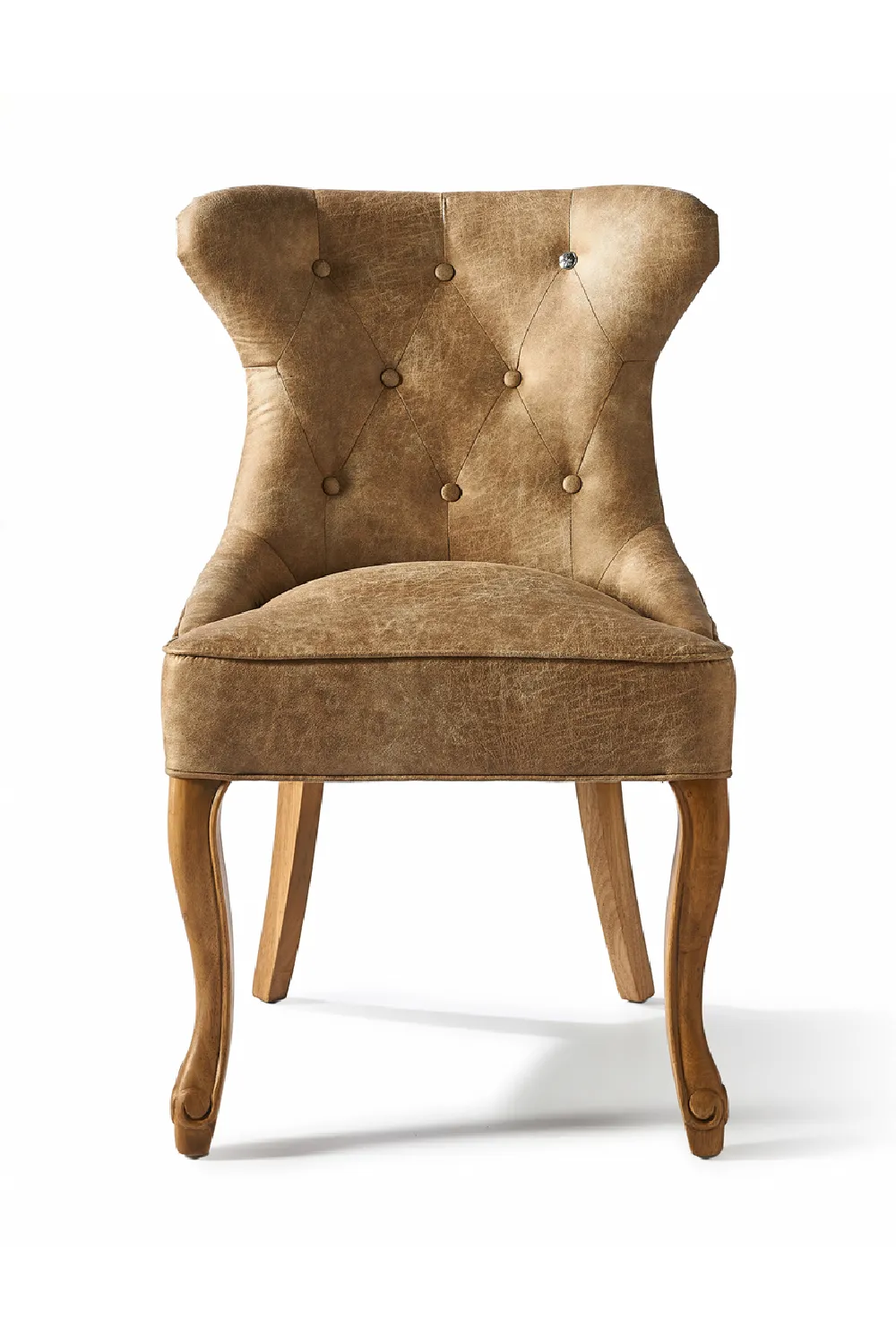 Buttoned Leather Dining Chair | Rivièra Maison George