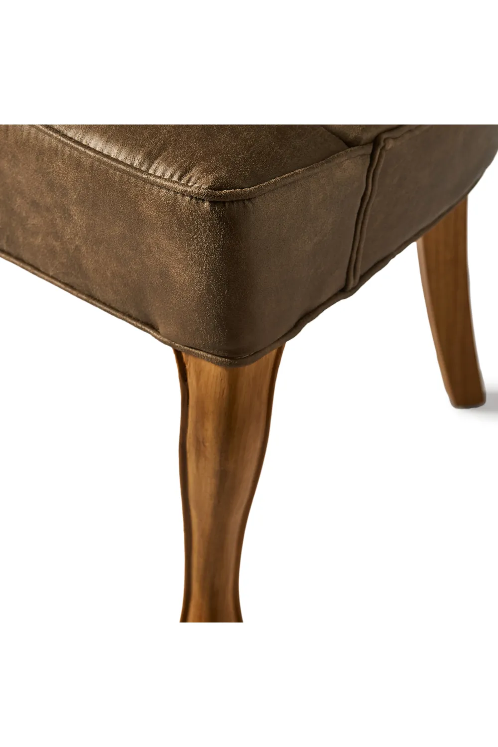 Buttoned Leather Dining Chair | Rivièra Maison George