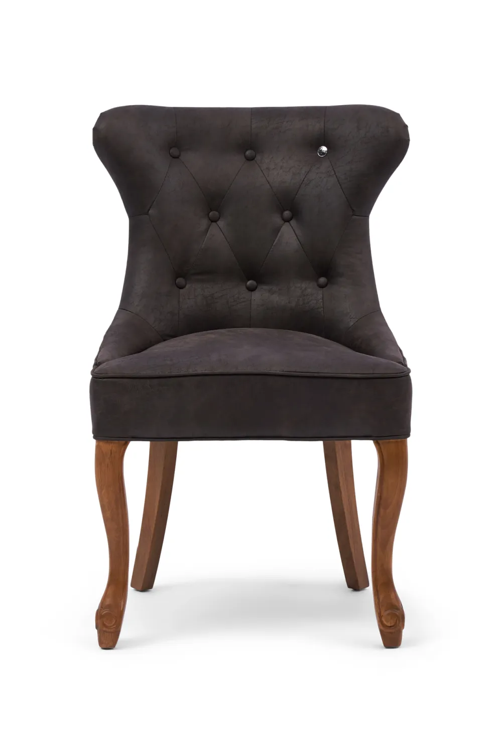 Buttoned Leather Dining Chair | Rivièra Maison George