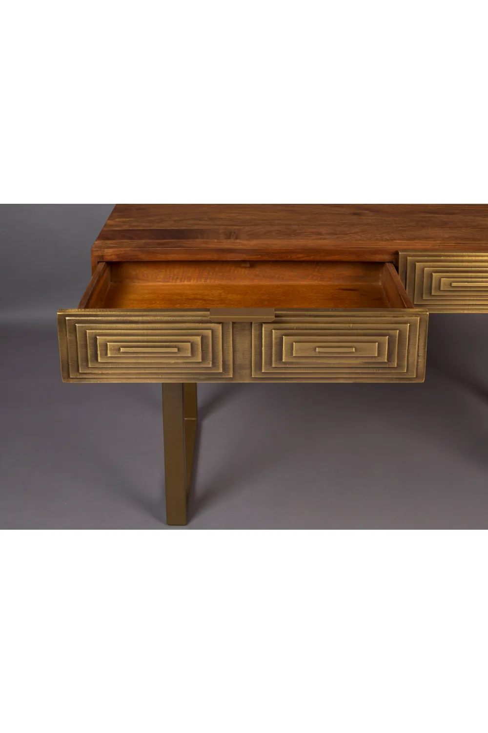 Carved Drawer Console Table | Dutchbone Volan