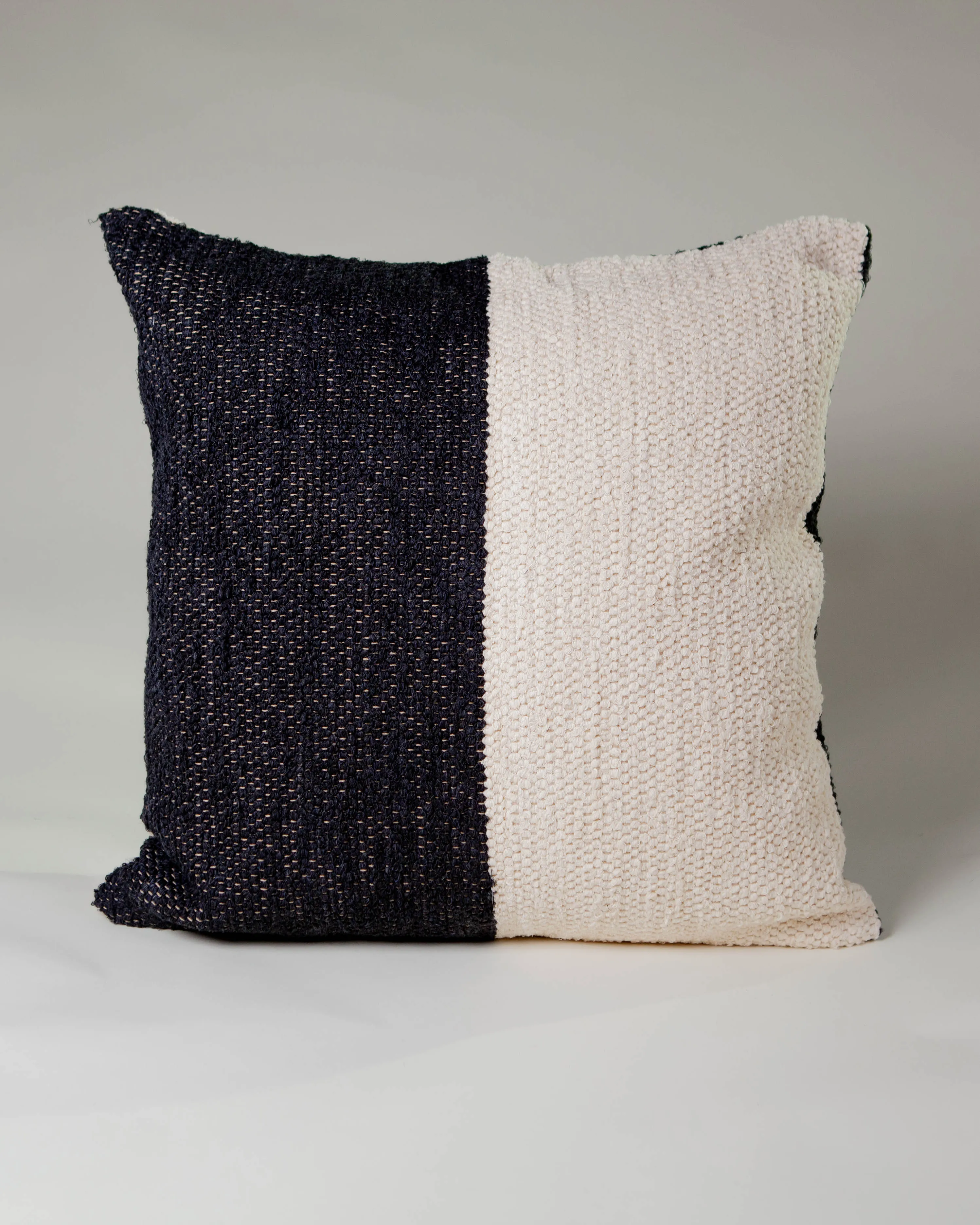 Casa Cubista Color Block Pillow - Black