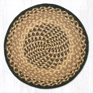 CH-017 Rustic Chocolate and Natural Chair Pad