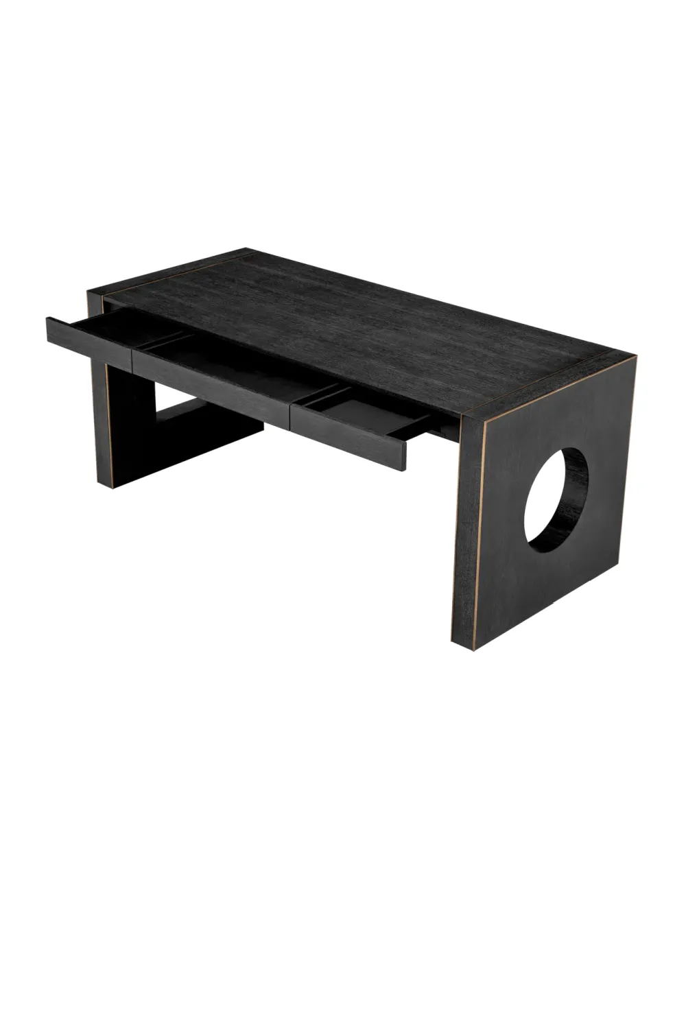 Charcoal Gray Oak Desk | Eichholtz Rovigo