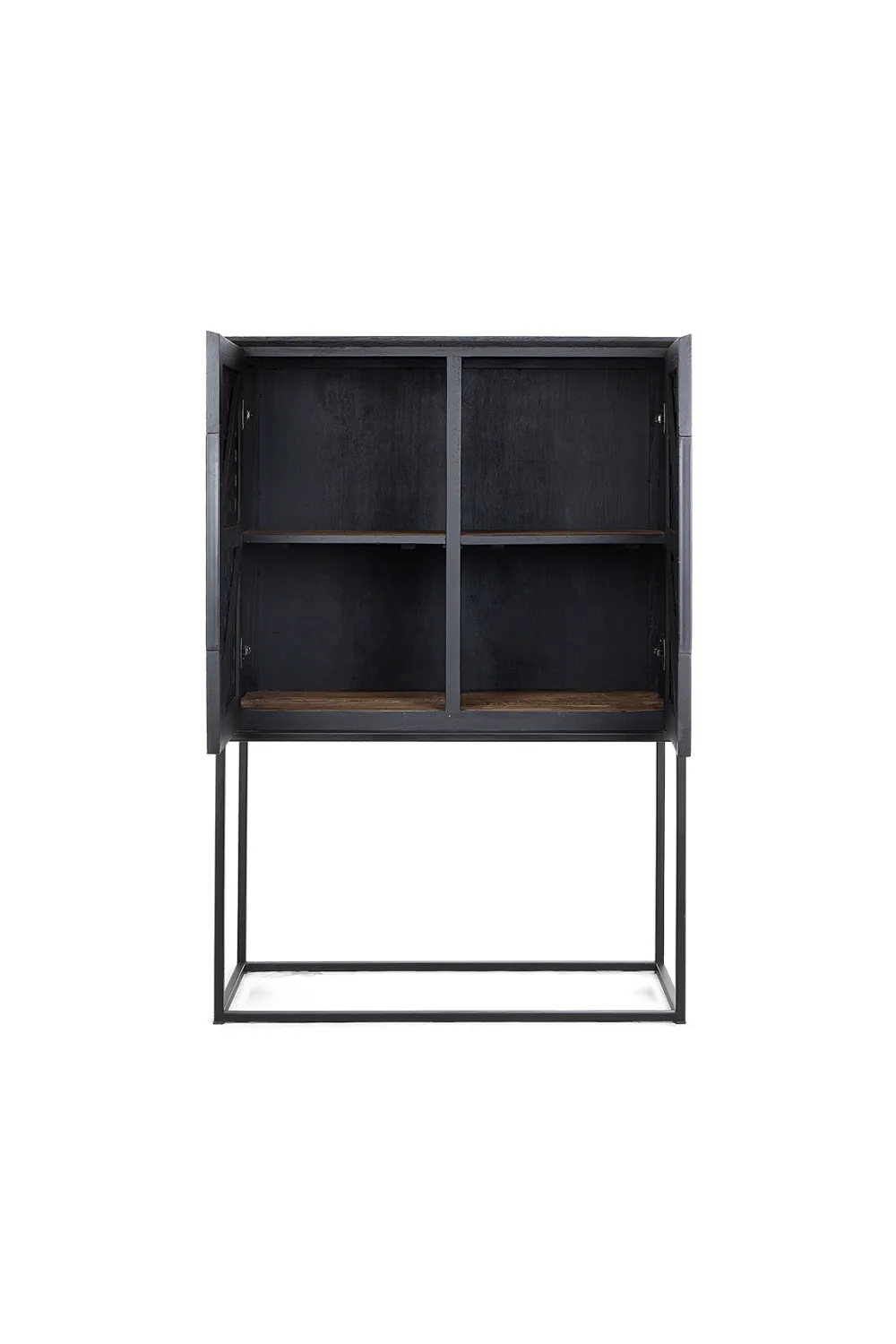 Charcoal Teak Wooden Cabinet | dBodhi Karma