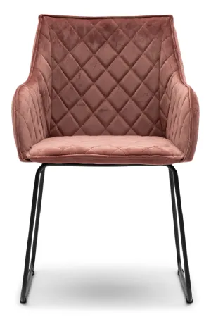 Classic Diamond Patterned Dining Armchair | Rivièra Maison Frisco Drive