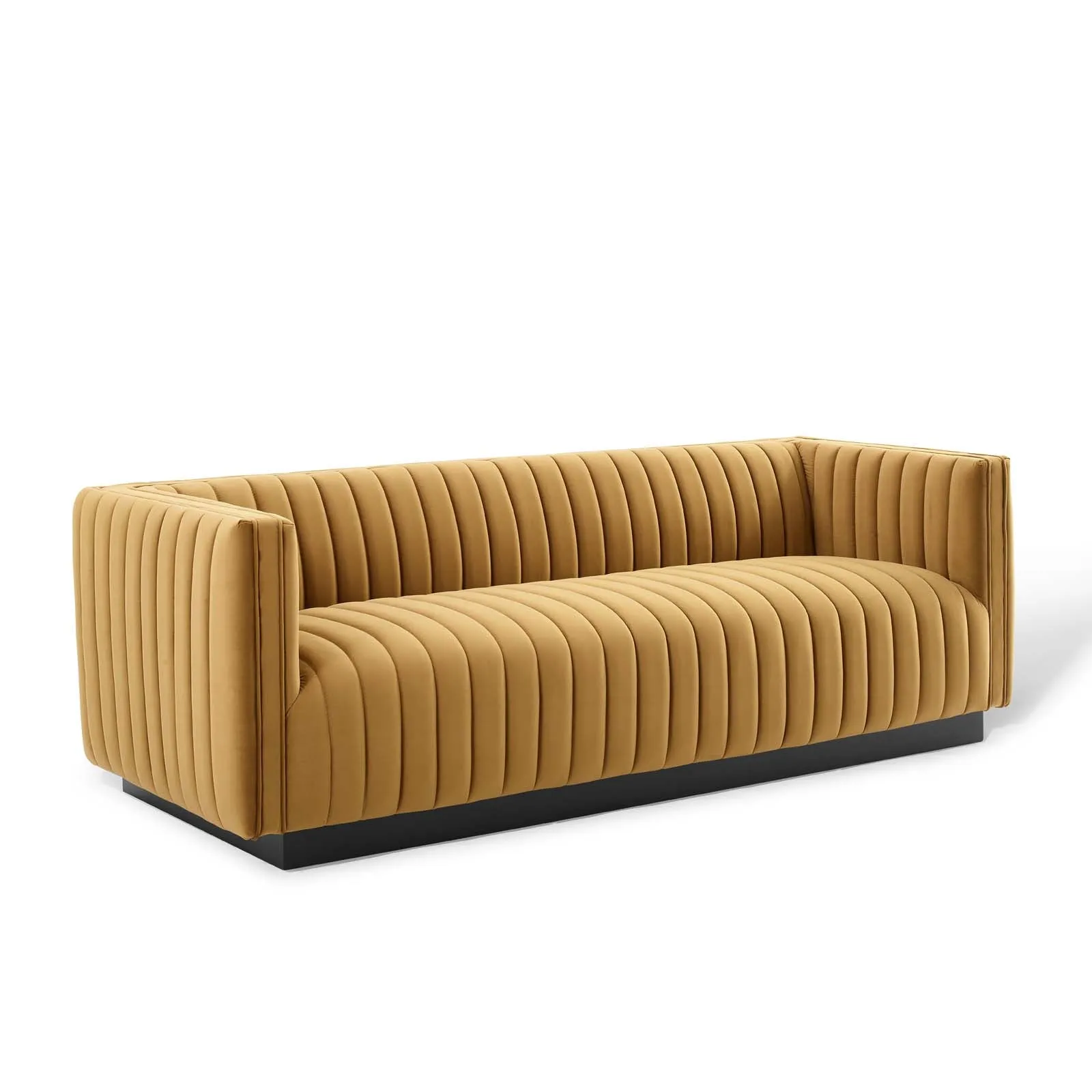 Conjure Channel Tufted Velvet Sofa by Modway