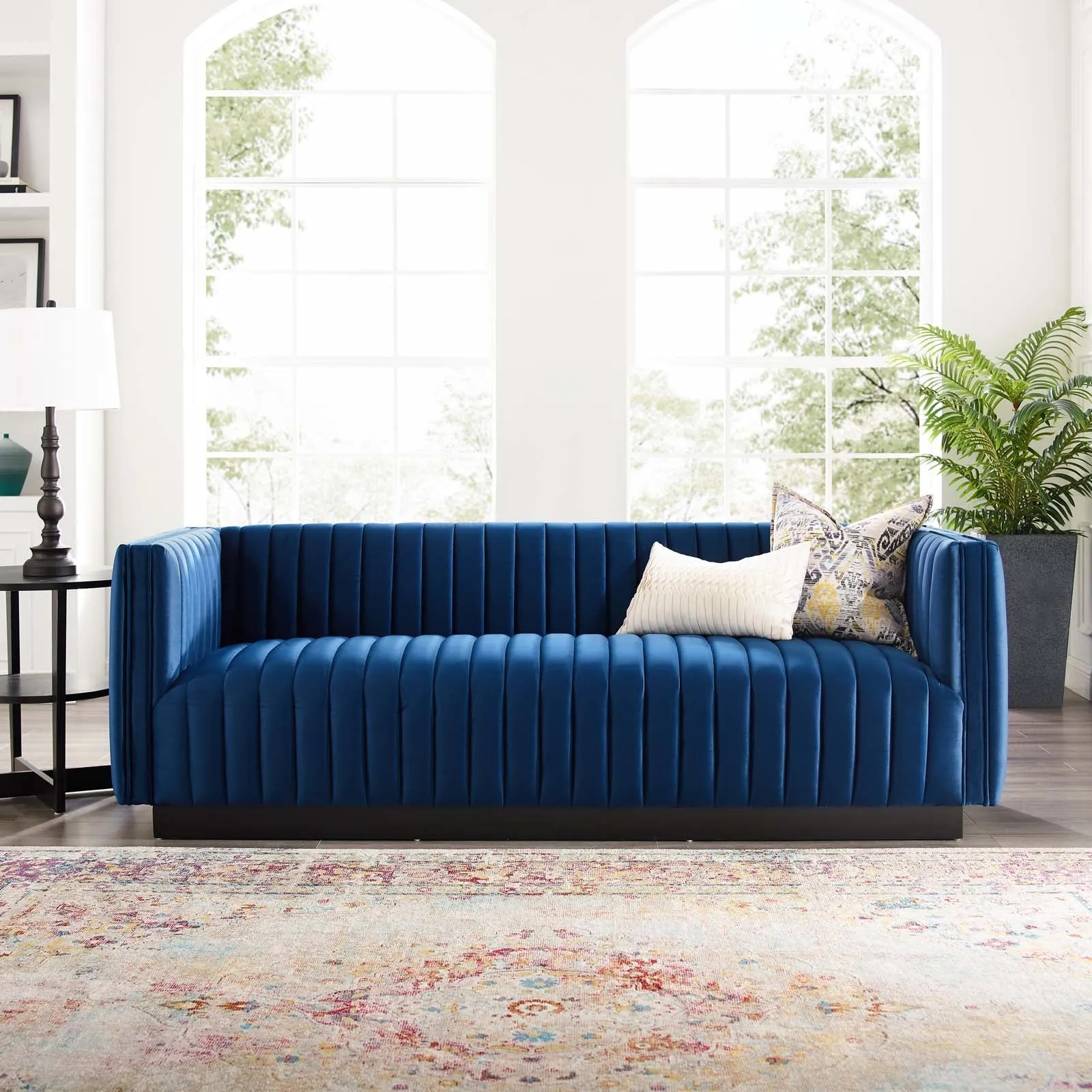 Conjure Channel Tufted Velvet Sofa by Modway