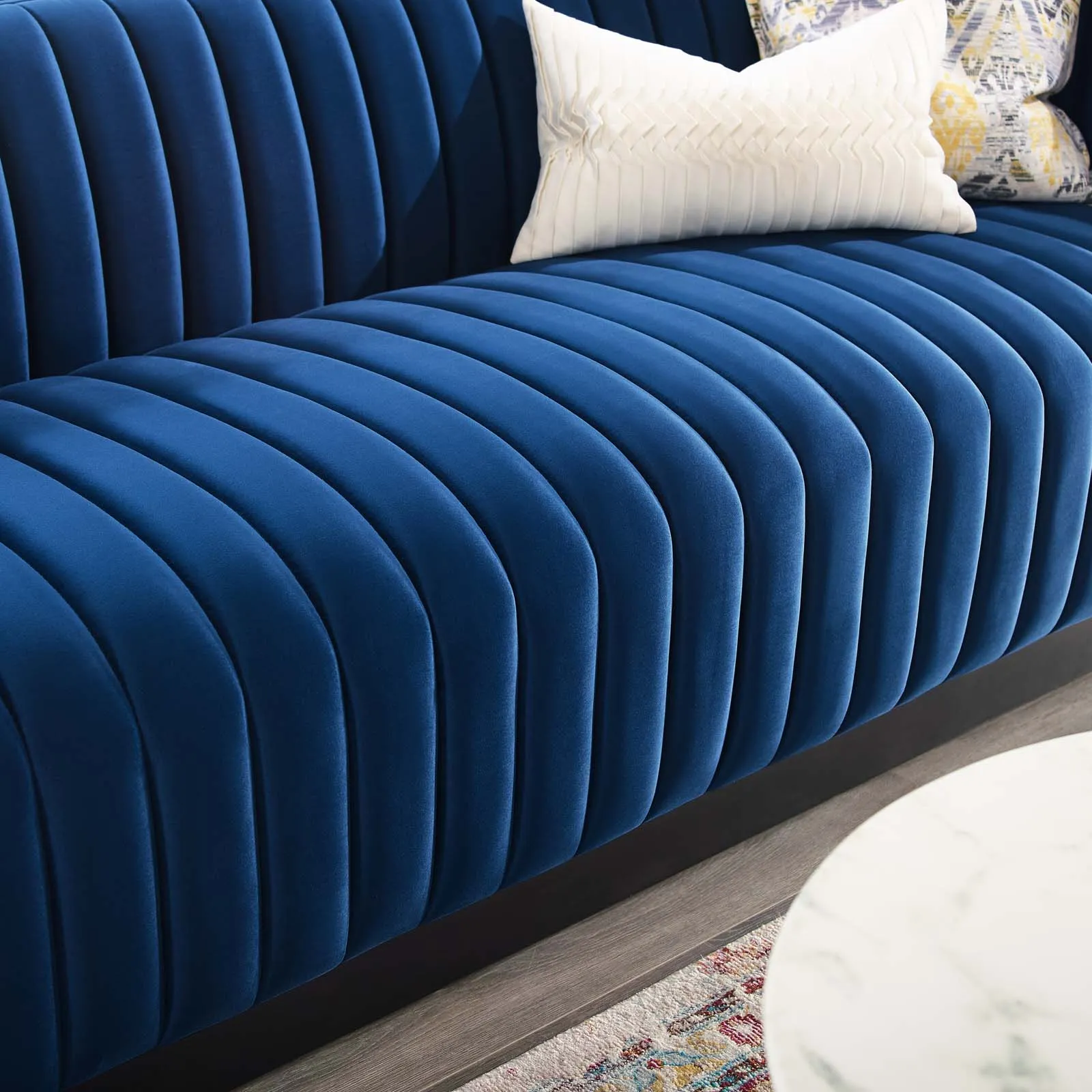 Conjure Channel Tufted Velvet Sofa by Modway