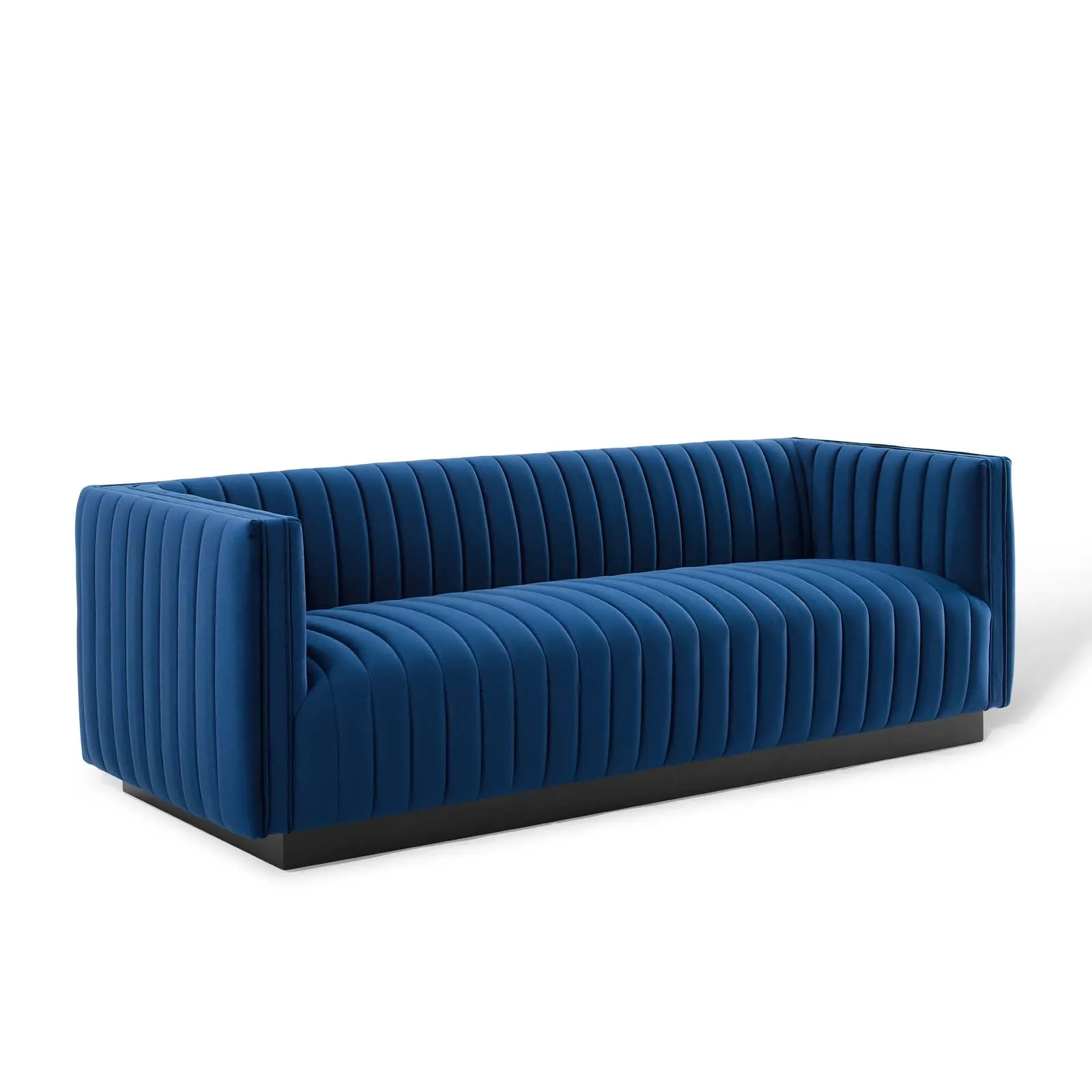 Conjure Channel Tufted Velvet Sofa by Modway