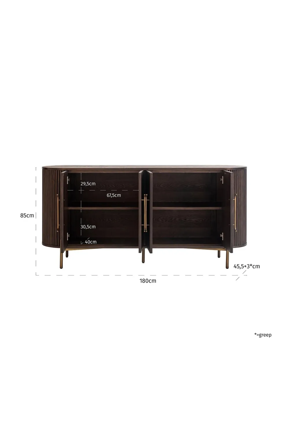 Contemporary Classic Sideboard | OROA Luxor