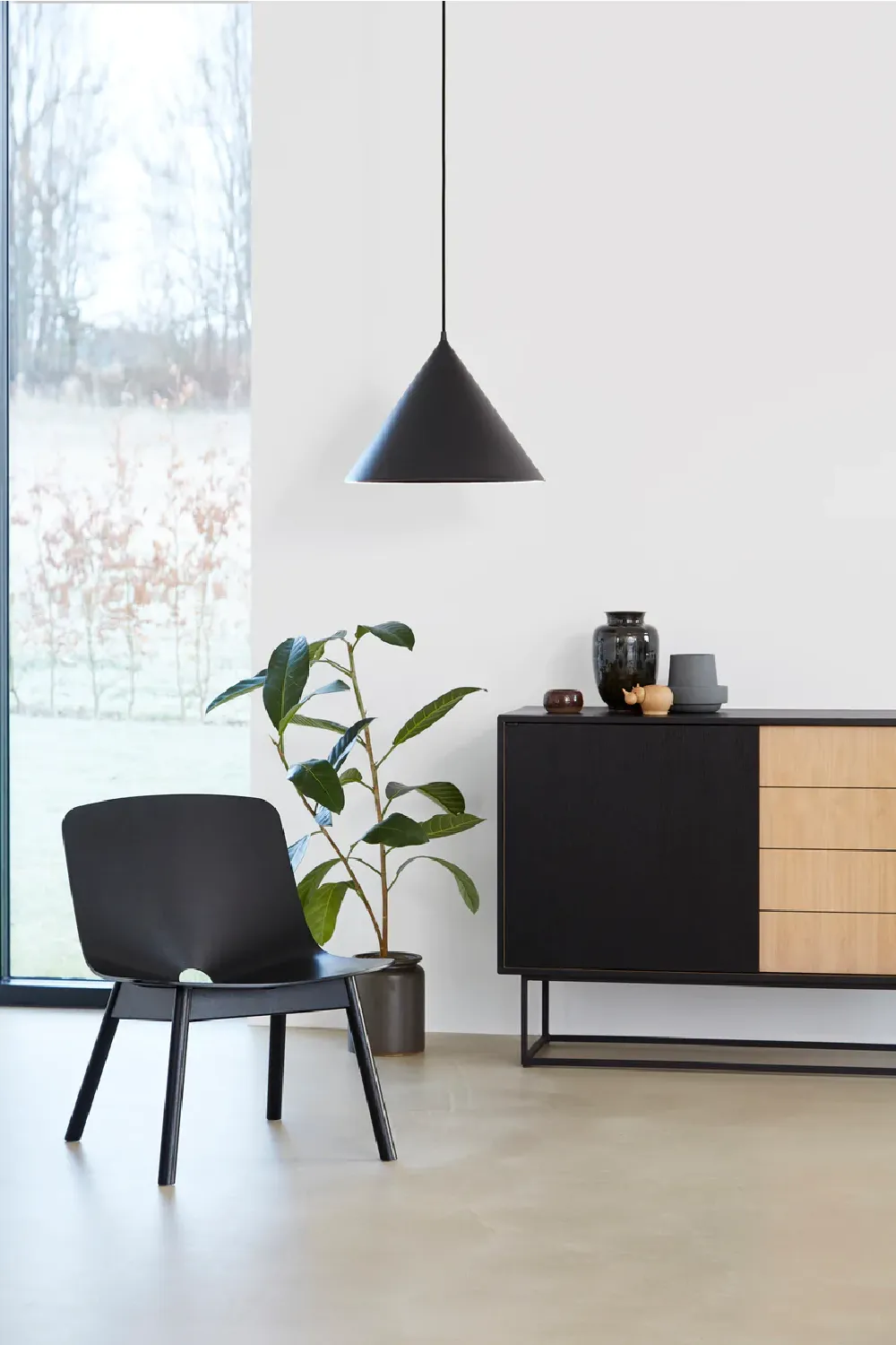 Contemporary Sliding Door Sideboard | WOUD Virka