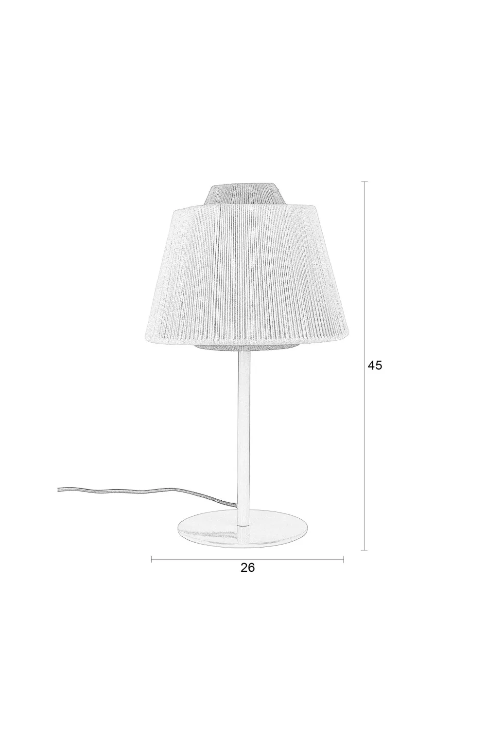 Cotton Thread Table Lamp | DF Yumi