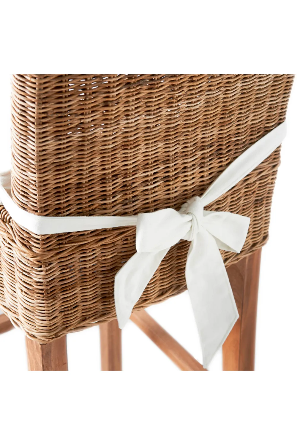 Cushioned Handwoven Bar Stool | Rivièra Maison Rustic Rattan