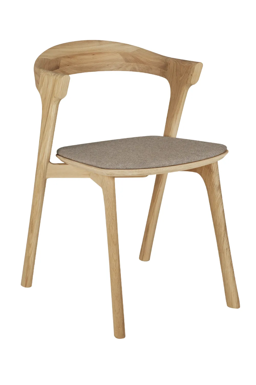 Cushioned Scandinavian  Dining Chair | Ethnicraft Bok