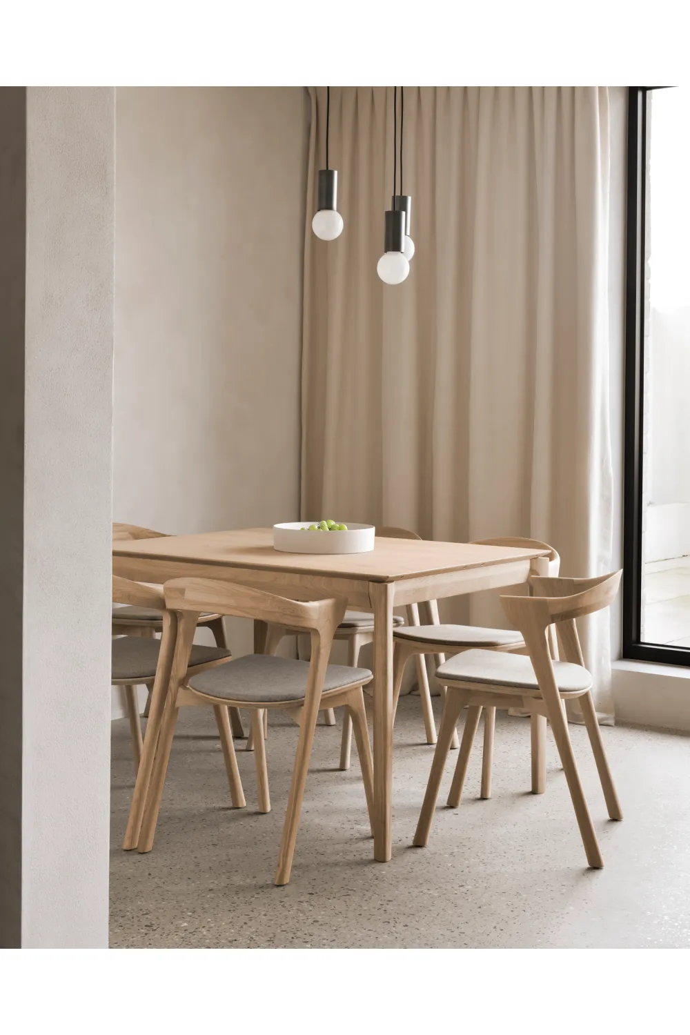 Cushioned Scandinavian  Dining Chair | Ethnicraft Bok