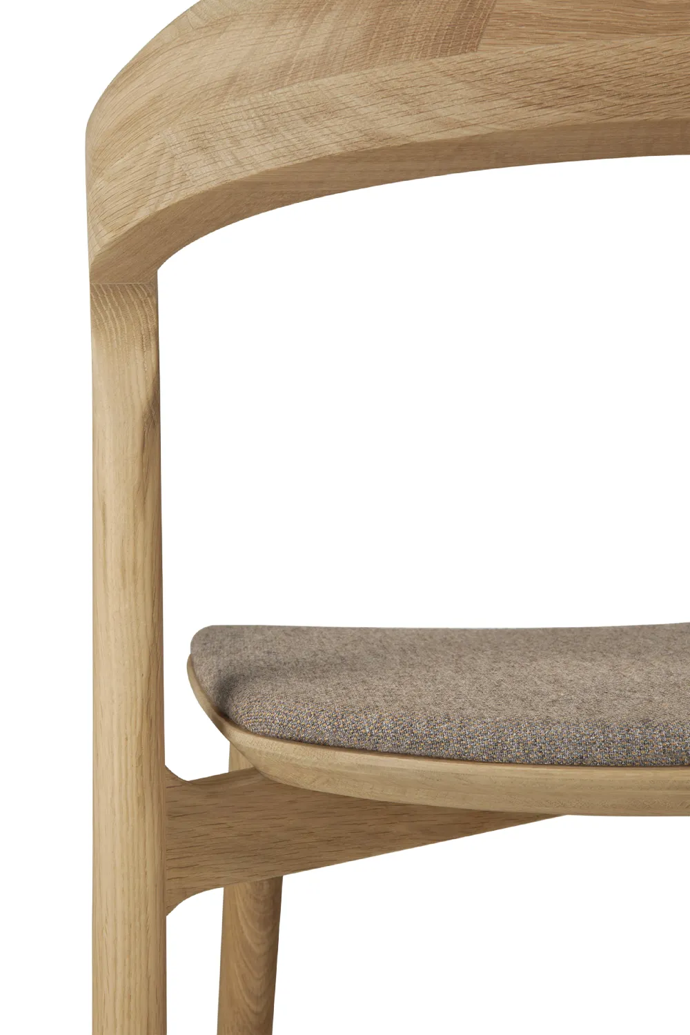 Cushioned Scandinavian  Dining Chair | Ethnicraft Bok