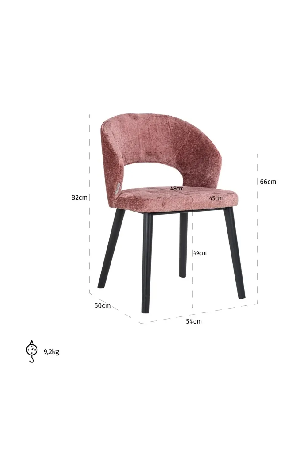 Cut-Out Modern Dining Chair | OROA Savoy