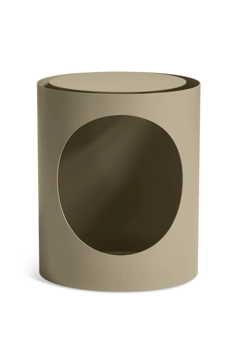 Cylindrical Metal Side Table | WOUD Tabl