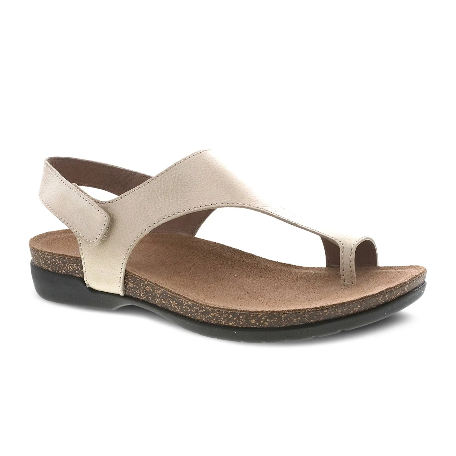 Dansko Reece Backstrap Sandal (Women) - Linen Milled Burnished