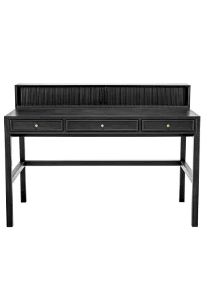 Dark Gray Oak Desk | Eichholtz Otranto