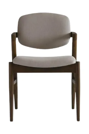 Dark Wood Framed Dining Chair | Andrew Martin Magnus