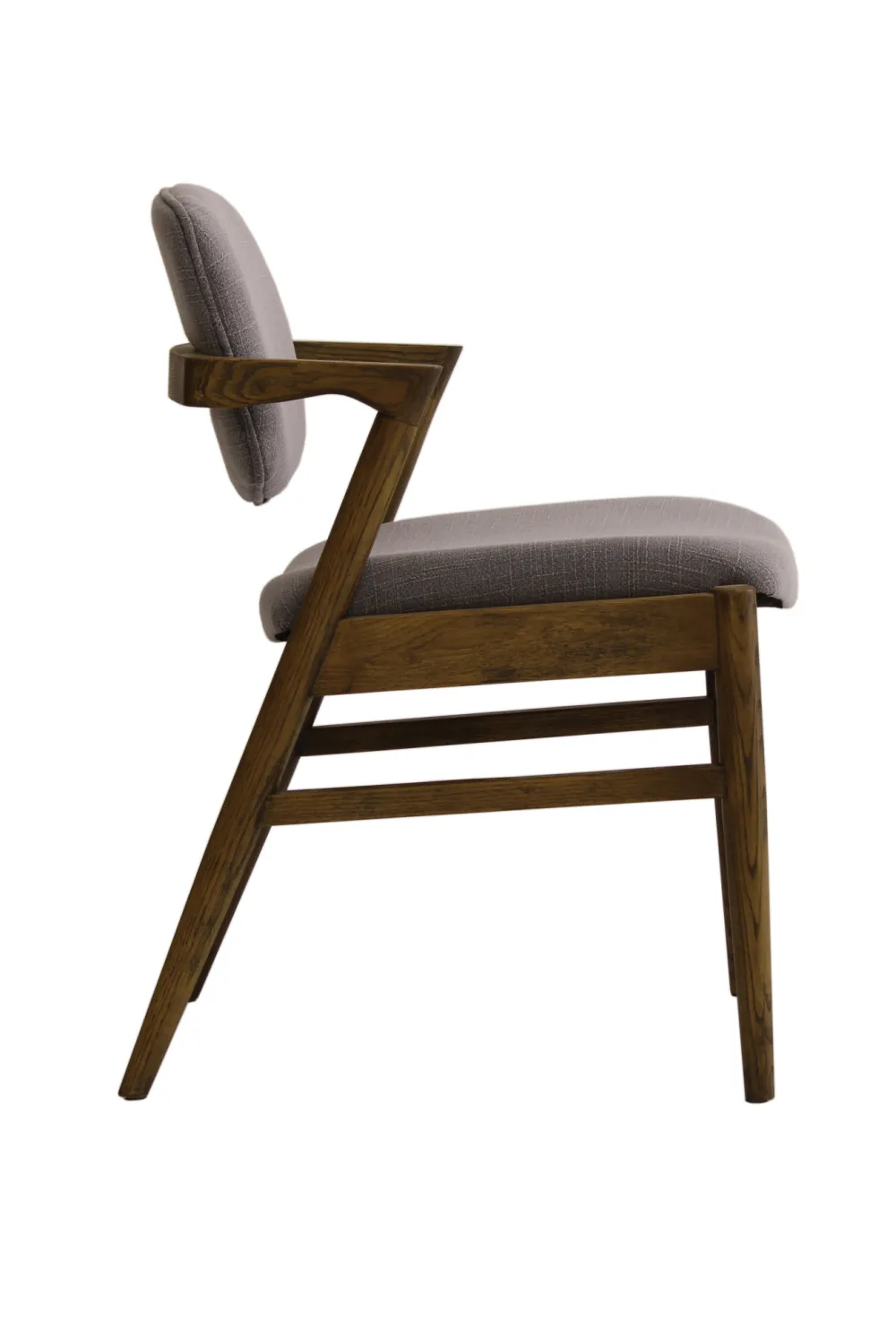 Dark Wood Framed Dining Chair | Andrew Martin Magnus