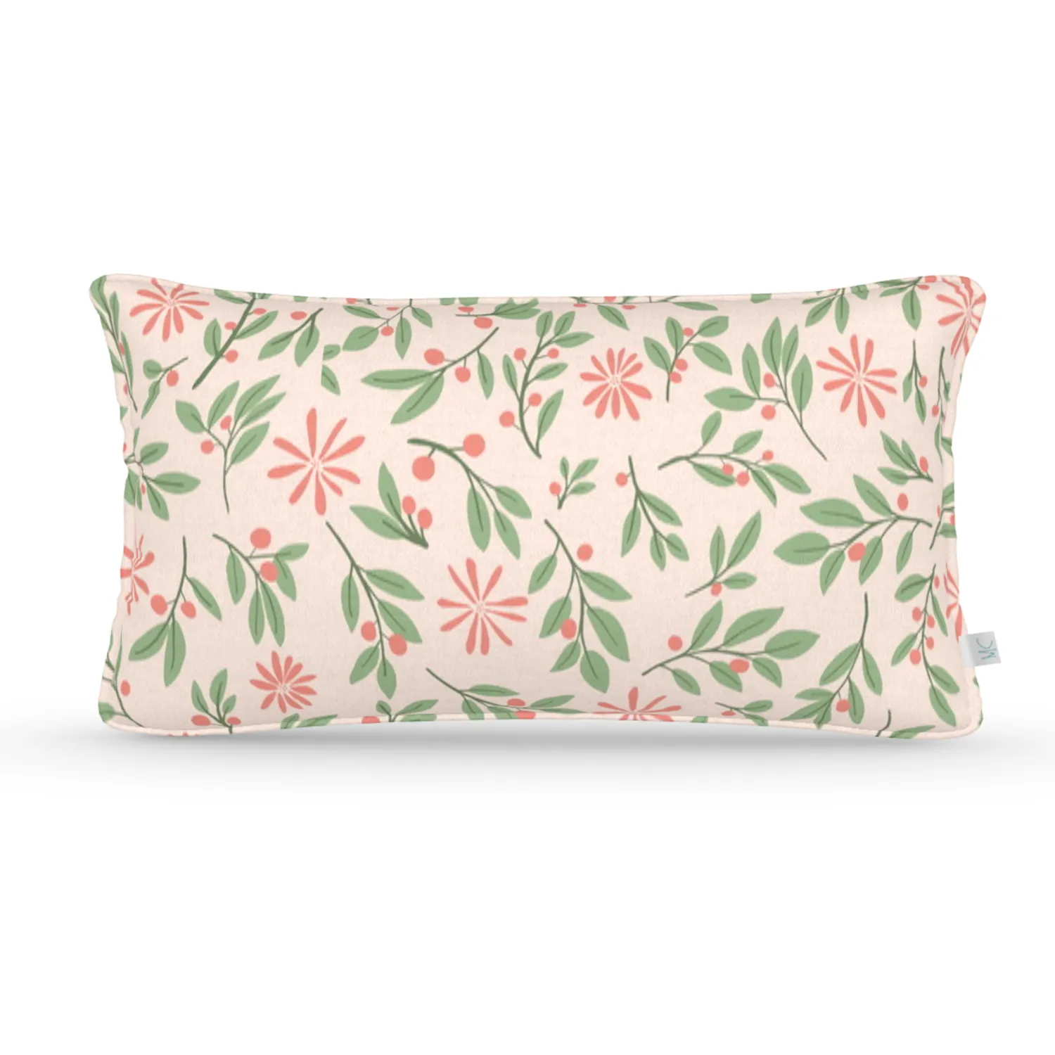 Decorative Lumbar Pillow in Branch Out: Bermuda Beach