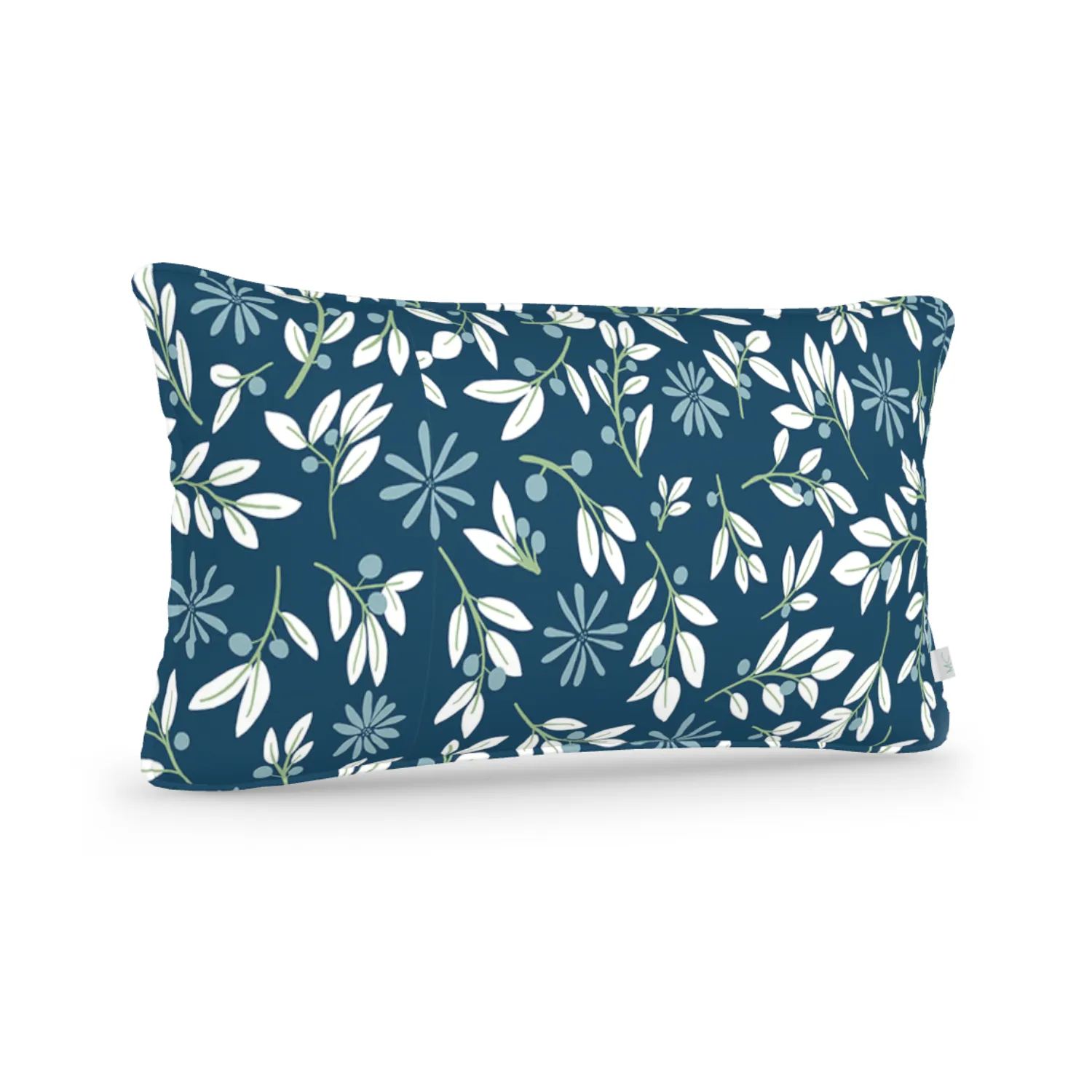 Decorative Lumbar Pillow in Branch Out: Peacock