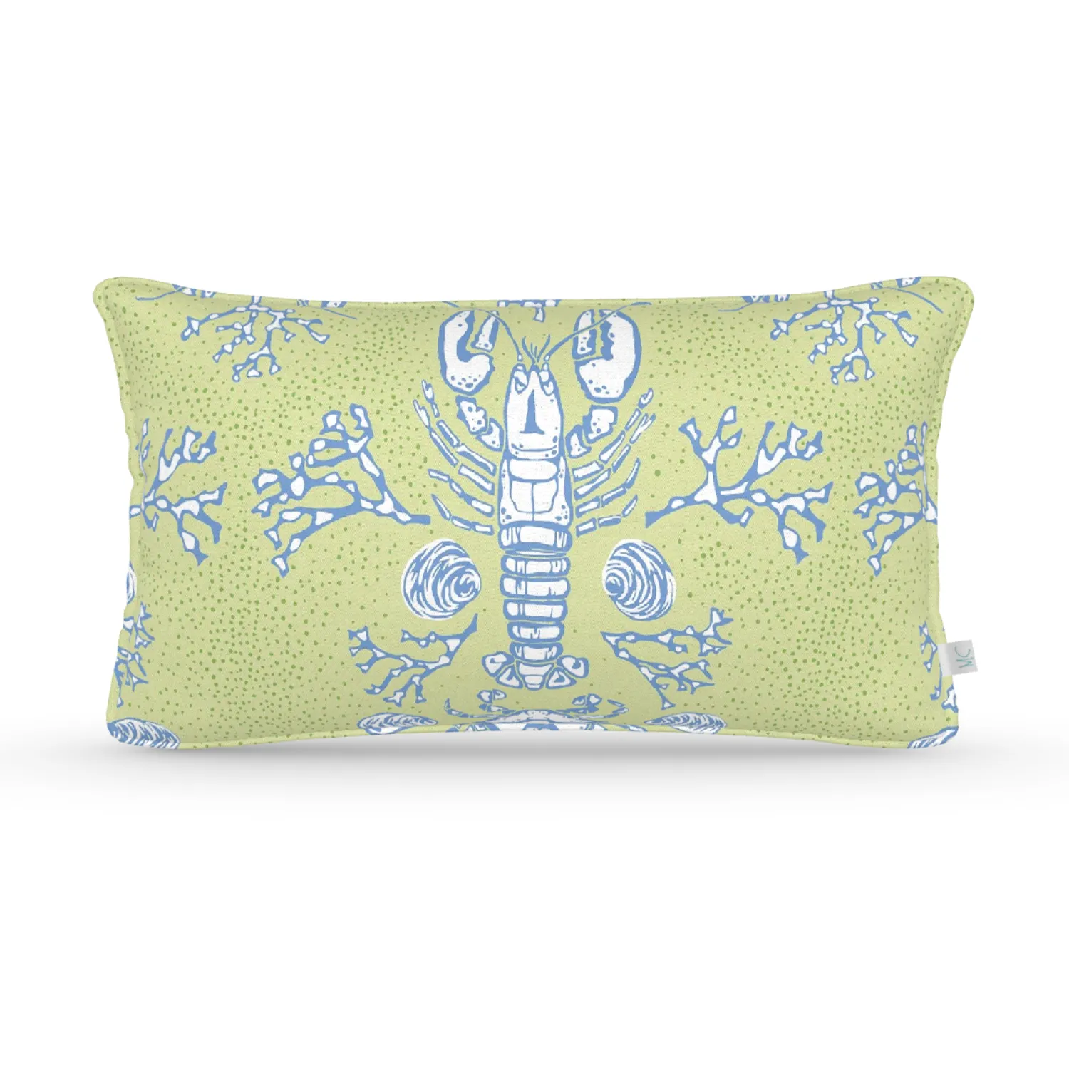 Decorative Lumbar Pillow in Clambake: Sprout