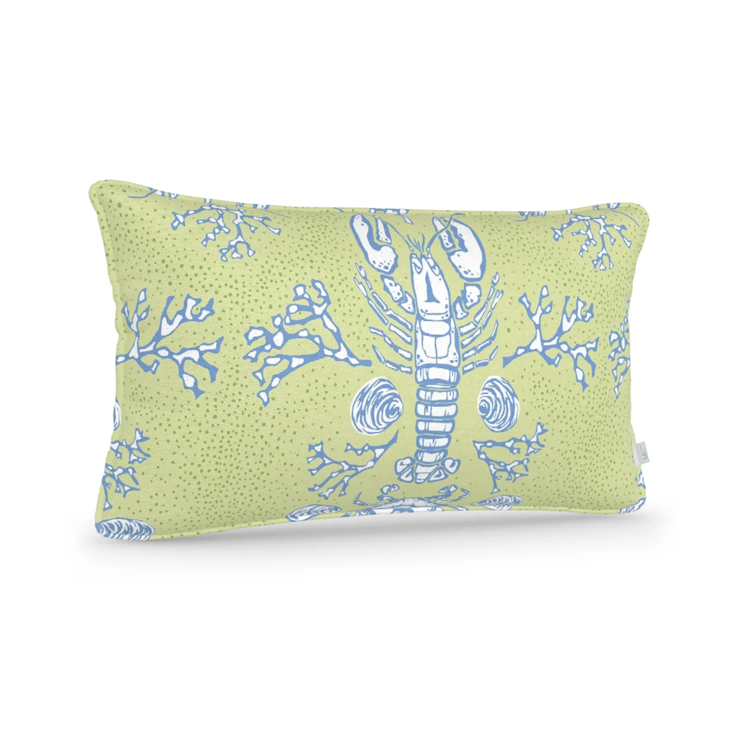 Decorative Lumbar Pillow in Clambake: Sprout